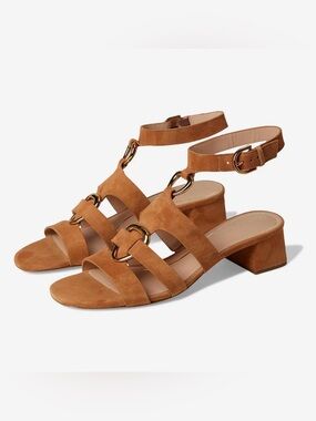 Cole Haan Lyanna Link Women’s Suede Dress Sandal, Size 8.5 B